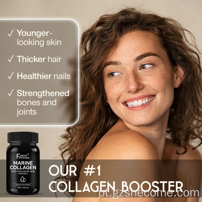 Suplementos de colágeno marinho de colágeno de alta resistência